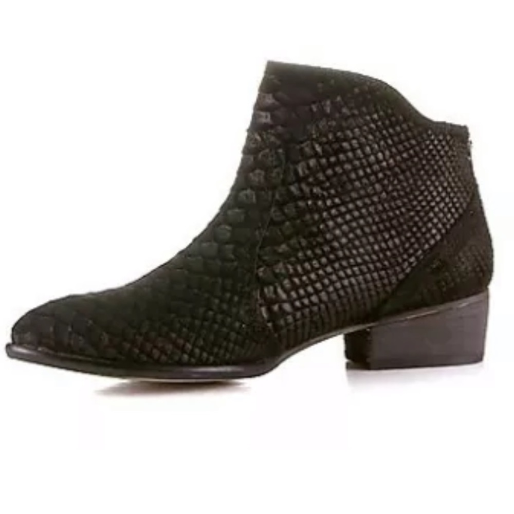 SEYCHELLES Reunited Snakeskin Brown Ankle Boots